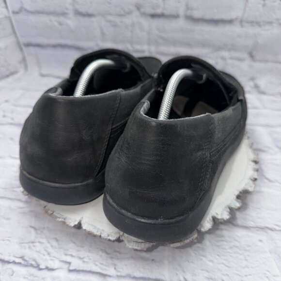 Crocs Men Santa Cruz 2 Luxe Leather Moccasin Loafers Sz 13 Comfort Slip On Shoes - Picture 5 of 11